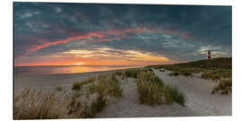 Aluminium print Sunrise on Sylt