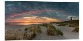 Foam board print Sunrise on Sylt