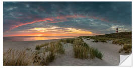 Vinilo para la pared Sunrise on Sylt