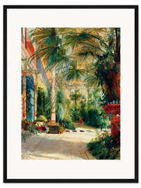 Gerahmter Kunstdruck Das Innere des Palmenhauses