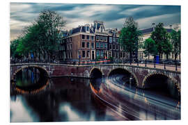 Foam board print Beautiful Amsterdam