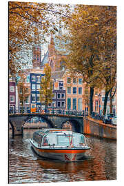 Aluminium print Romantic Amsterdam