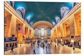 Aluminium print Grand Central Terminal in New York