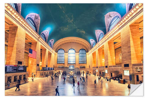 Selvklebende plakat Grand Central Terminal in New York