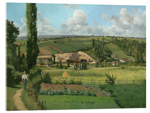 Acrylic print Landscape at Les Pâtis, Pontoise