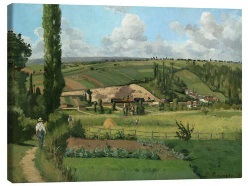 Canvastavla Landscape at Les Pâtis, Pontoise