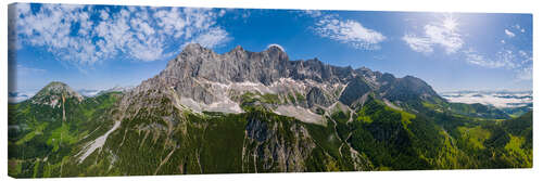 Tableau sur toile Dachstein Panorama, Alps