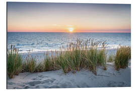 Magnettafel Ein Abend an der Nordseeküste