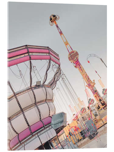 Stampa su vetro acrilico Fun at the Fun Fair I