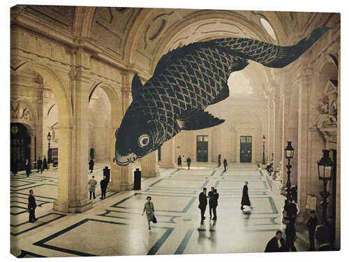 Tableau sur toile A fish in the entrance hall