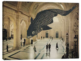 Lærredsbillede  A fish in the entrance hall - Lerson Pannawit