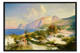 Gerahmter Kunstdruck Die Marina Grande, Capri