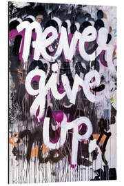 Magnettafel Never Give Up