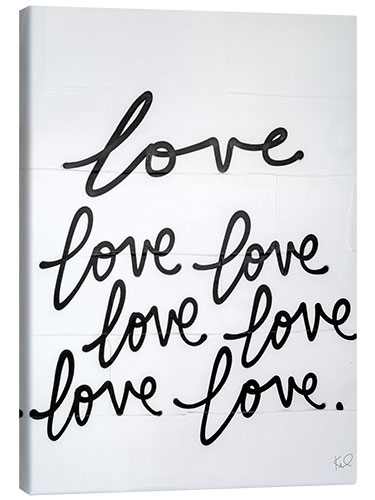 Canvas print Love, love, love