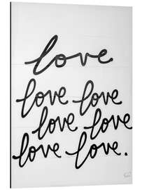 Magnettafel Love, love, love