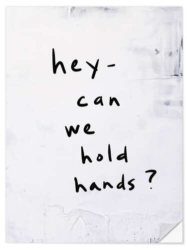 Wall sticker Can We Hold Hands?