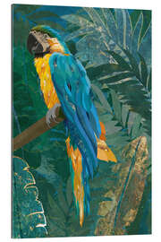 Gallery print Macaw in the golden jungle