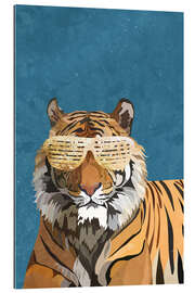 Gallery print Tiger with Party Glasses II