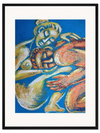 Gerahmter Kunstdruck Liebende - Du bist Mein