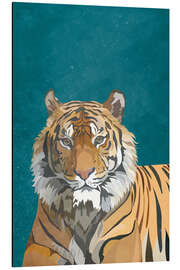 Magnettafel Tiger im Porträt