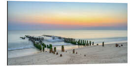 Stampa su alluminio Groyne in Rantum on Sylt, Germany