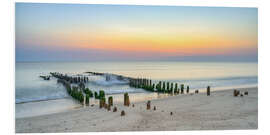 Hartschaumbild Buhne in Rantum auf Sylt