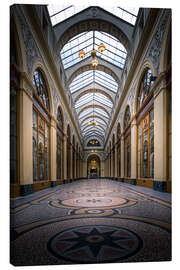 Canvas print Interior of the Galerie Vivienne, Paris