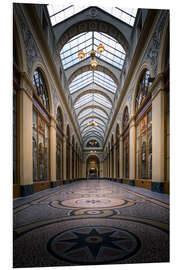 Foam board print Interior of the Galerie Vivienne, Paris