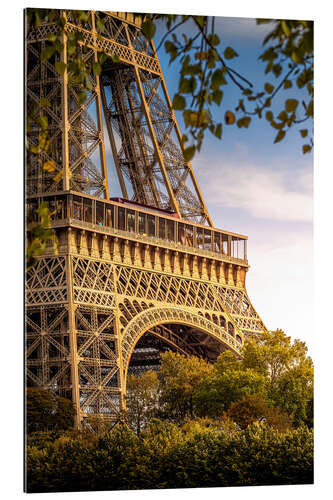 Gallery print At the foot of the Eiffel Tower