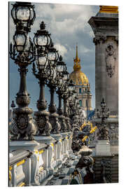 Tableau en aluminium Sur le Pont des Invalides