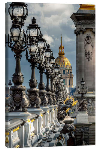 Lerretsbilde On the Pont des Invalides