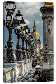 Canvas print On the Pont des Invalides