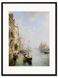 Kunsttryk i ramme Grand Canal, Venice