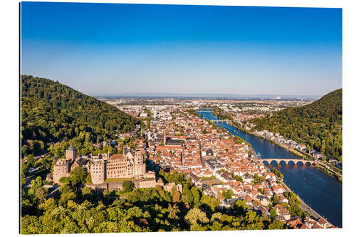 Galleritryck Heidelberg Castle from above