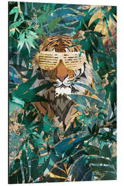 Magnettafel Dschungeltiger mit Partybrille