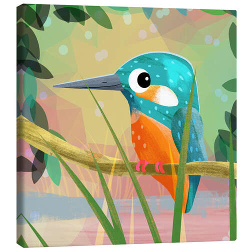 Lærredsbillede The little Kingfisher