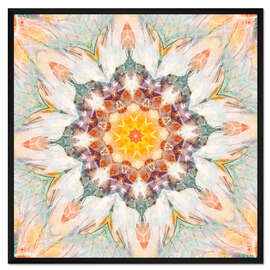 Gerahmter Kunstdruck Mandala schöne Träume