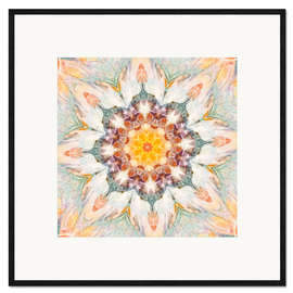 Impresión de arte enmarcada Mandalas hermosos sueños