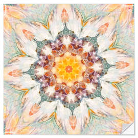 Selvklæbende plakat Mandala beautiful dreams