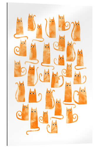 Gallery Print Orangene Katzen