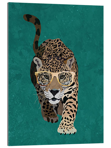 Galleriprint Curious Jaguar with Glasses