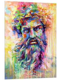 Foam board print Zeus, King of the Greek Gods