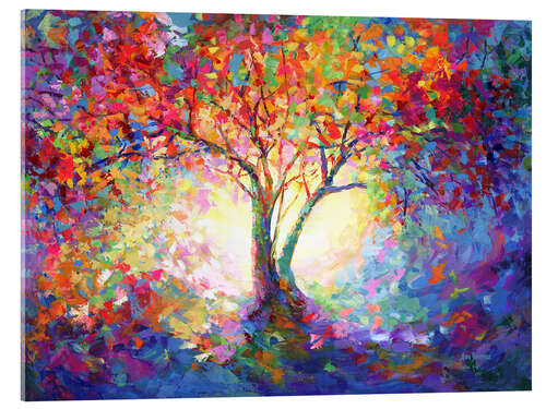 Quadro em acrílico Colorful tree of Life III