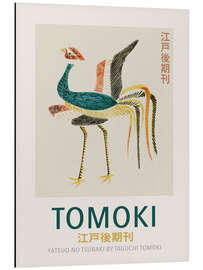 Magnettafel Traditional Japanese Woodblock Crane I