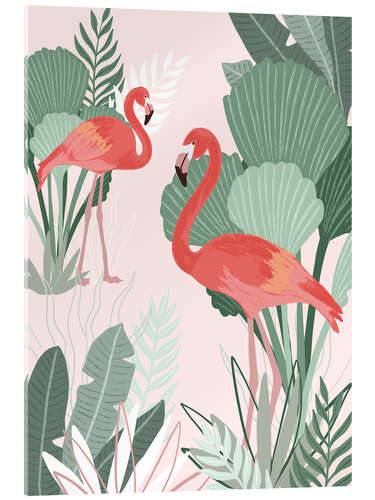 Acrylic print Flamingo Dreams