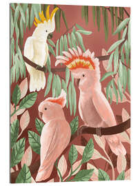 Gallery print Cockatoos on branches