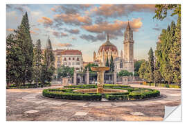 Selvklebende plakat Four Graces Fountain