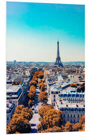 Tableau en PVC Paris at fall