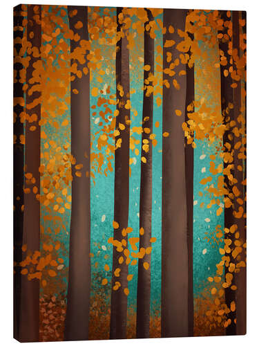 Canvas print Magical Autumn Forest