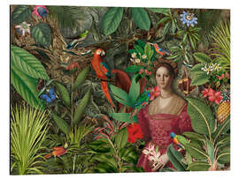 Aluminium print Baroque Jungle Paradise II